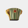 Wholesale Small Glass perfume Bottle Cap Square Green Crystal perfume Seal Bottle Cap