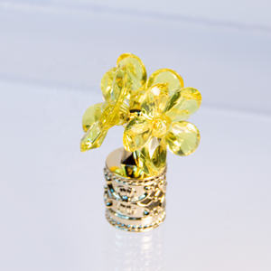 Wholesale Plastic Acrylic Luxury Perfume Cap Press Gold Silver Rectangle Perfume Bottle Caps for Perfume Bottle