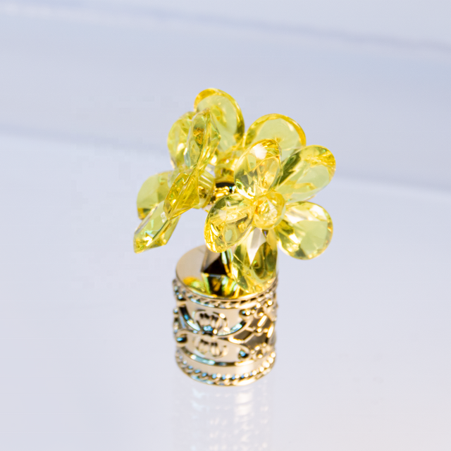 Wholesale Plastic Acrylic Luxury Perfume Cap Press Gold Silver Rectangle Perfume Bottle Caps for Perfume Bottle