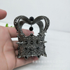 Wholesale Small Glass perfume Bottle Cap Square Green Crystal perfume Seal Bottle Cap