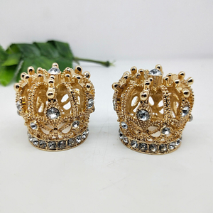 Wholesale Small Glass perfume Bottle Cap Square Green Crystal perfume Seal Bottle Cap