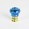 OEM/ODM Electroplated Gold Copper Silver crown square round with Plug Metal Caps Zinc Alloy Customized Cologne Bottle Caps 