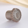 Custom Perfume Bottle Cap Zinc Alloy Die-Casting Crown Metal Cosmetics Bottle Cap Closure