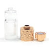 Manufacturer of clear perfume cap square cube perfume bottle cap free samples premium quality