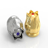 Manufacturer of clear perfume cap square cube perfume bottle cap free samples premium quality