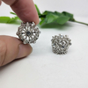 Wholesale Small Glass perfume Bottle Cap Square Green Crystal perfume Seal Bottle Cap