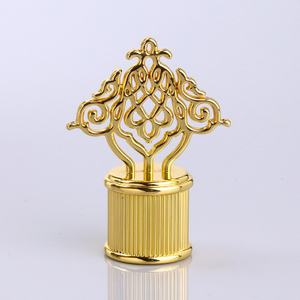 Wholesale Small Glass perfume Bottle Cap Square Green Crystal perfume Seal Bottle Cap