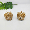 Wholesale Small Glass perfume Bottle Cap Square Green Crystal perfume Seal Bottle Cap